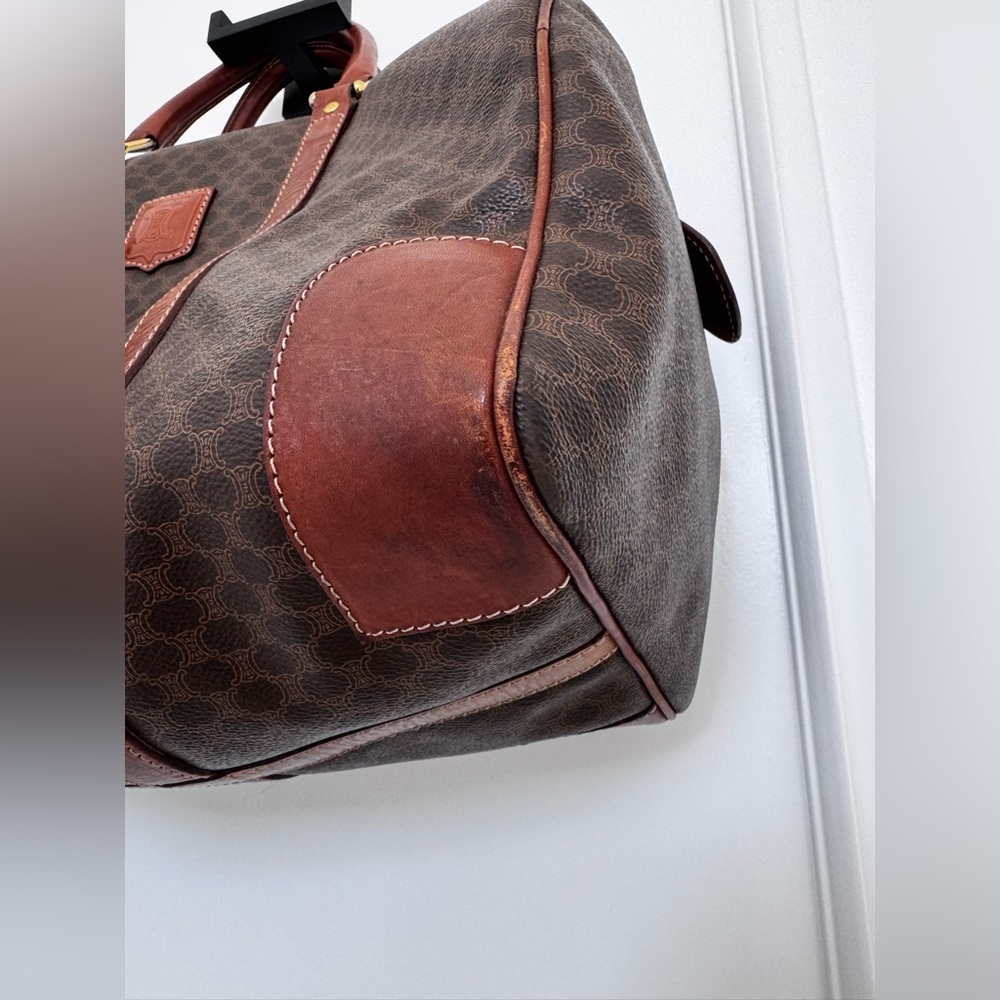 Celine vintage Dark Brown Monogram Duffel Bag - Picture 4 of 15